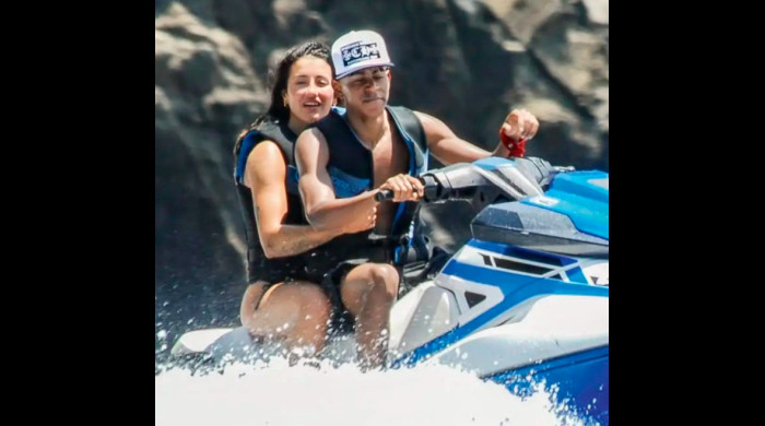 Lamine Yamal și Fati Vazquez / Foto: captură X @Somhiseremfcb
