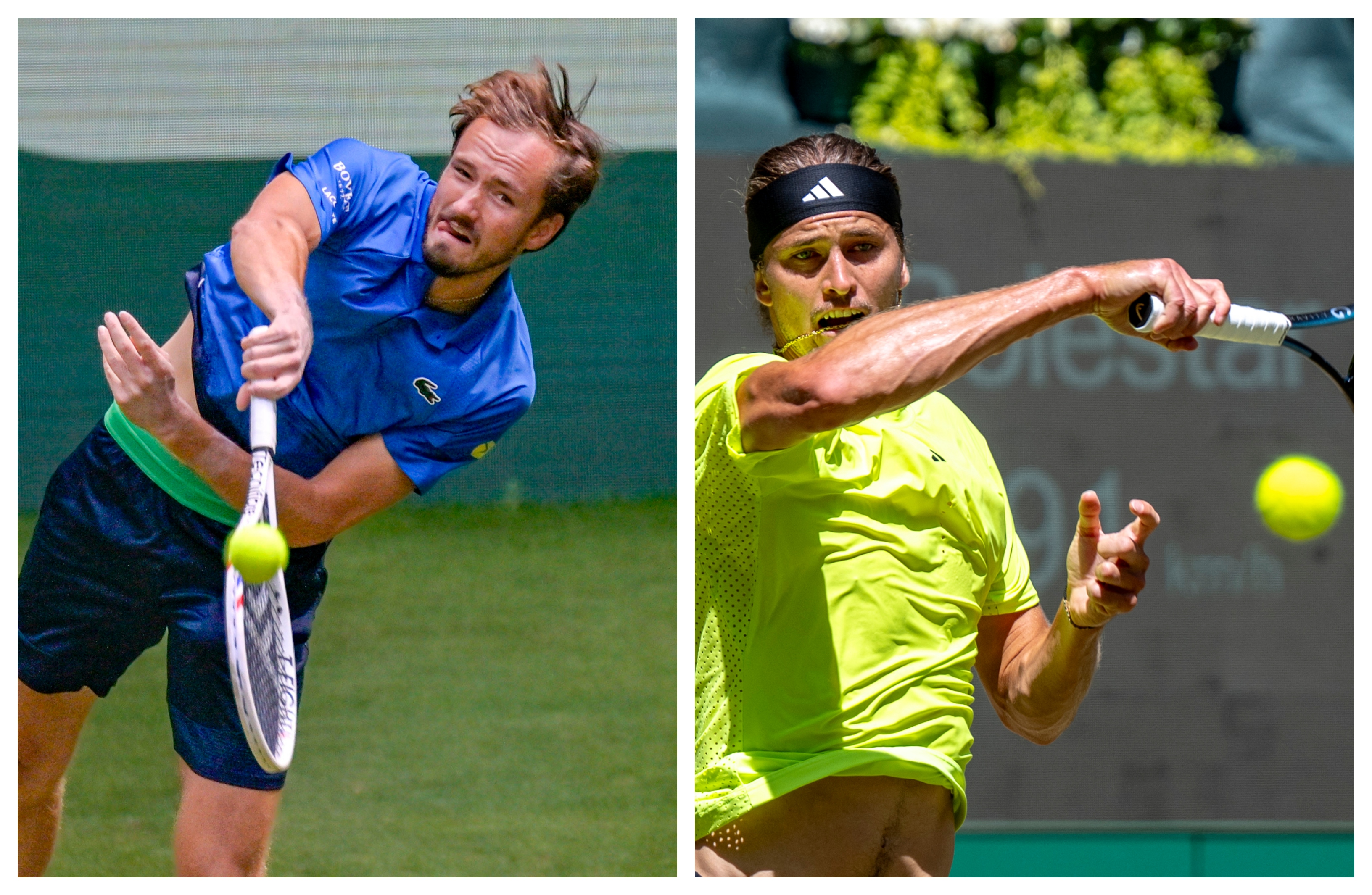 Victorii pentru Daniil Medvedev și Alexander Zverev la ATP Halle. Duel între cei doi în semifinale