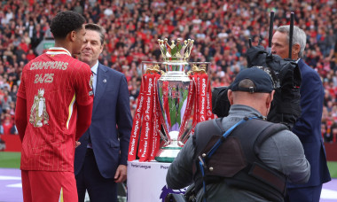 Liverpool v Crystal Palace, Premier League, Football, Anfield, Liverpool, UK - 25 May 2025