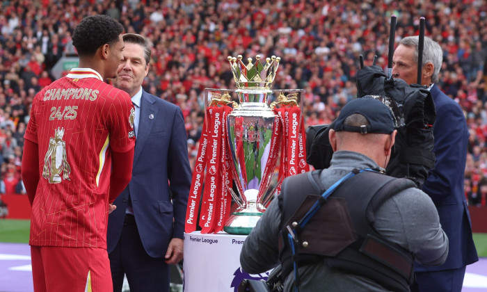 Liverpool v Crystal Palace, Premier League, Football, Anfield, Liverpool, UK - 25 May 2025