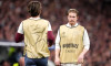 Manchester City's Kevin De Bruyne (right) and Jack Grealish warming up along the touchline during the UEFA Champions League Knockout Phase Play Offs Second Leg match at Santiago Bernabeu, Madrid. Picture date: Wednesday February 19, 2025.