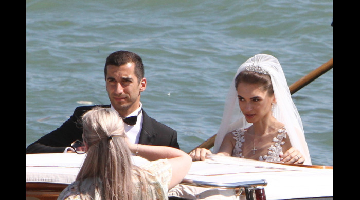 Henrikh Mkhitaryan și soția sa Betty Vardanyan / Foto: Profimedia