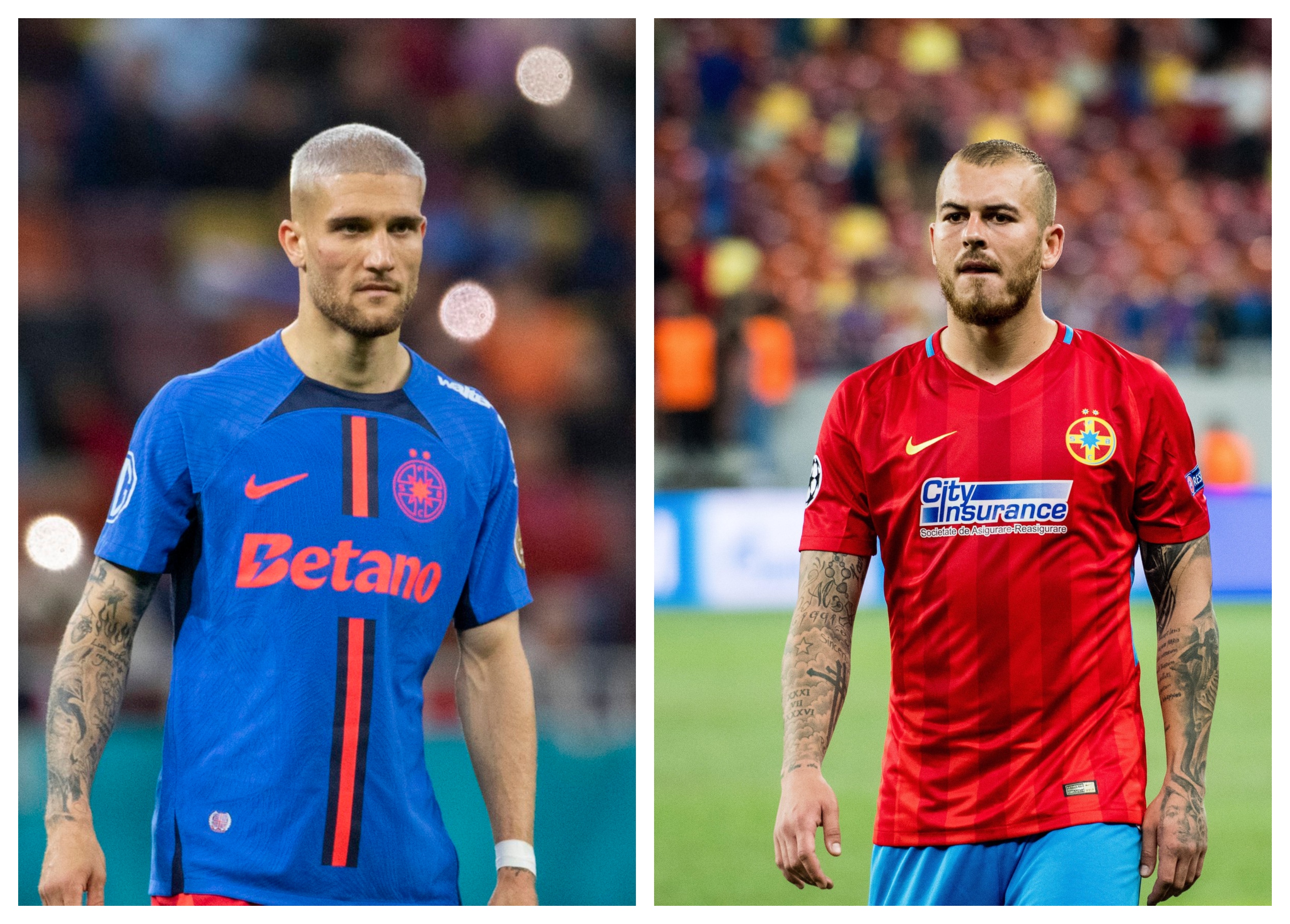 A găsit soluția! Cum pot juca împreună Denis Alibec și Daniel Bîrligea, în primul 11 de la FCSB