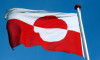 Drapeau du Groenland (avec les symboles soleil et glace) / Photo, 2011