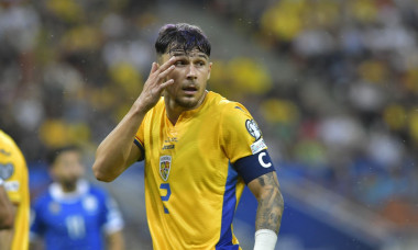 Andrei Ratiu during World Cup qualifying match Romania vs Cyprus, 10.06.2025, Bucharest, Photo by Cristi Stavri