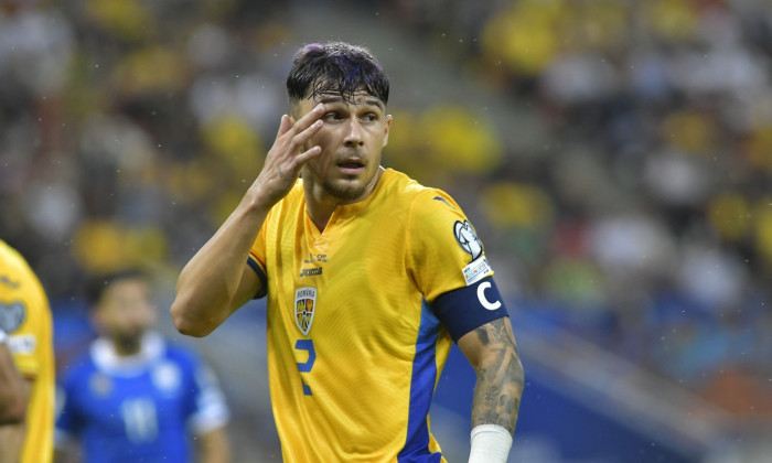 Andrei Ratiu during World Cup qualifying match Romania vs Cyprus, 10.06.2025, Bucharest, Photo by Cristi Stavri