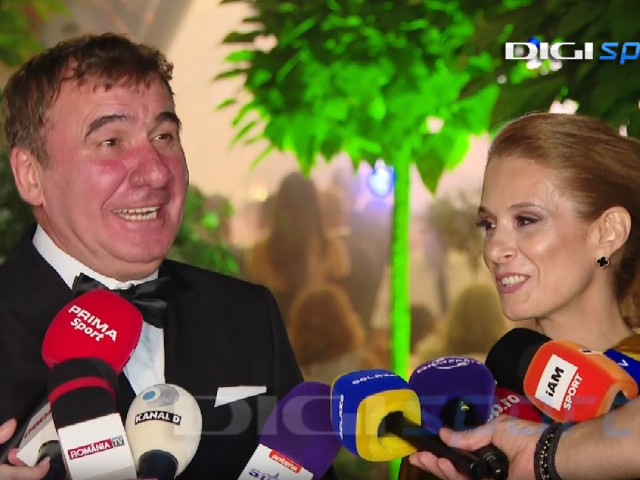 Momentul în care Gică Hagi și-a întrerupt soția și a stârnit hohote de râs, la nunta Kirei