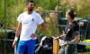 Novak Djokovic and Aryna Sabalenka during a practice session at the All England Lawn Tennis and Croquet Club, ahead of the Wimbledon Championships, which begin on June 30th. Picture date: Wednesday June 25, 2025.