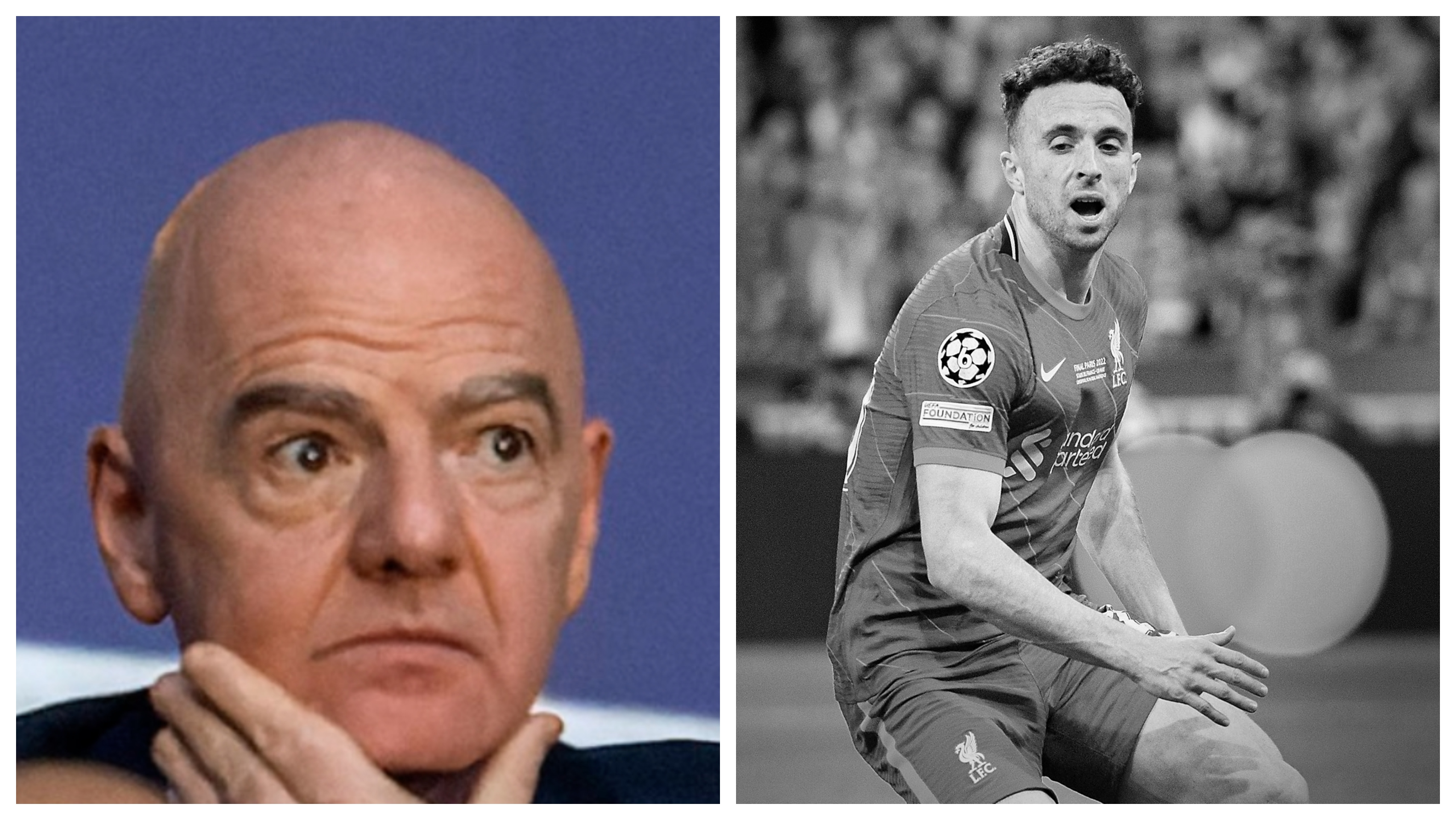 Gianni Infantino, profund afectat de moartea lui Diogo Jota! Ce mesaj a transmis președintele FIFA