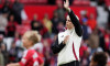 Manchester United's Alejandro Garnacho waves to the fans after the Premier League match at Old Trafford, Manchester. Picture date: Sunday May 25, 2025.