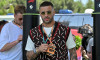 BARCELONA, SPAIN - JUNE 01: Kyle Walker arrives at the track during the F1 Aramco Grand Prix of Spain at Circuit de Barcelona-Catalunya on June 01, 2025 in Barcelona, Spain.(Photo by Vince Mignott/Alamy Live News)