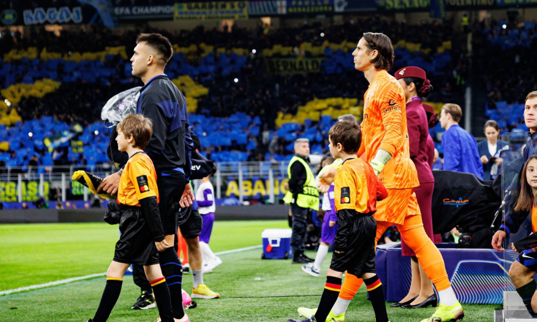 UEFA Champions League semifinal game between teams of Internazionale Milano and FC Barcelona