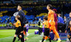 UEFA Champions League semifinal game between teams of Internazionale Milano and FC Barcelona