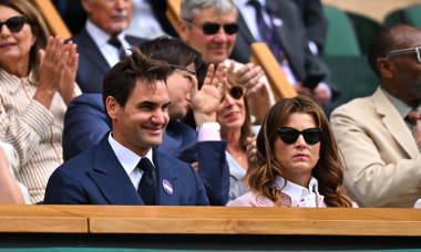 Wimbledon - Roger Federer In The Stands