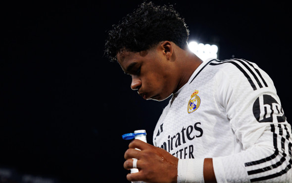 Endrick seen during LaLiga EA SPORTS game between teams of Getafe CF and Real Madrid CF at Estadio Coliseum (Maciej Rogowski)