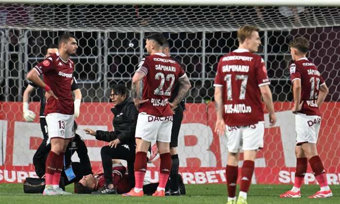 FOTBAL:RAPID BUCURESTI-CFR CLUJ, PLAY OFF SUPERLIGA SUPERBET (19.05.2025)