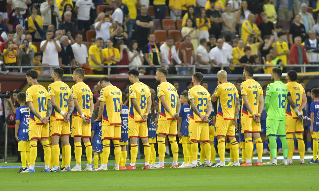 Romania National team before World Cup qualifying match Romania vs Cyprus, 10.06.2025, Bucharest, Photo by Cristi Stavri