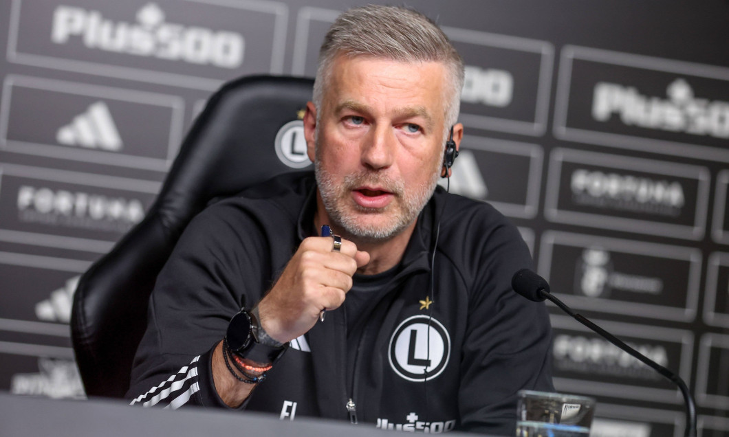 Pilka nozna. Liga Europy. Legia Warszawa. Konferencja prasowa. 09.07.2025