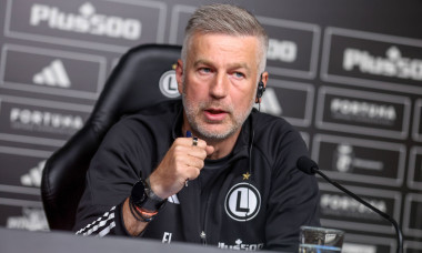 Pilka nozna. Liga Europy. Legia Warszawa. Konferencja prasowa. 09.07.2025