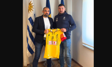 ”Stejarii” au fost oaspeți la Școala 168 ”Rumania” din Montevideo, înaintea meciului test cu Uruguay