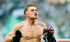 Viktor Gyokeres seen. celebrating after scoring goal during Liga Portugal game between teams of Sporting CP and Vitoria SC at Estadio Jose Alvalade (