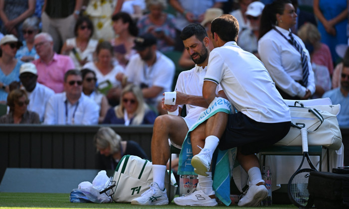 Wimbledon - Semi Final Round - Jannik Sinner vNovak Djokovic