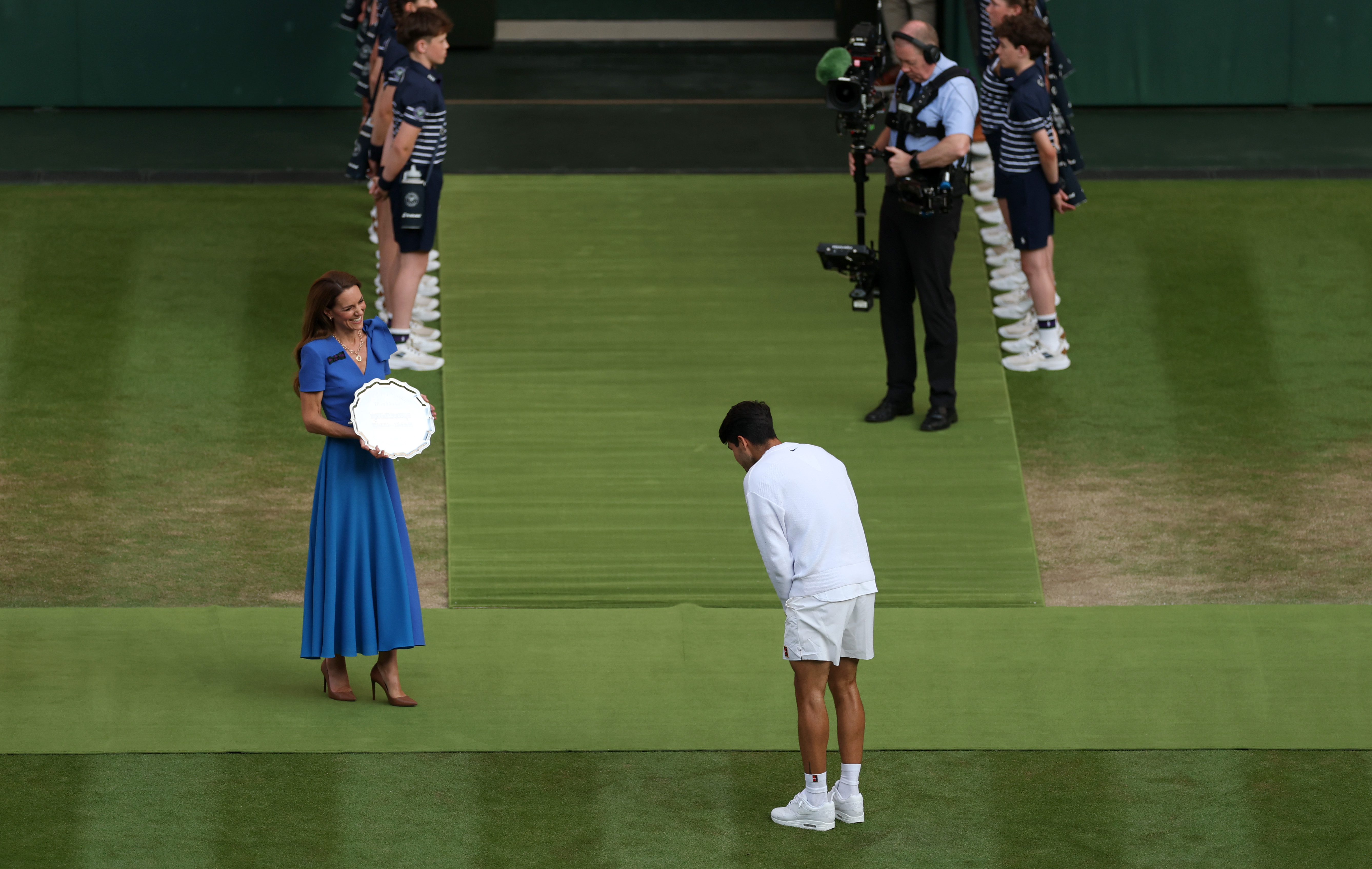 A făcut înconjurul lumii! Gestul lui Carlos Alcaraz față de Kate Middleton, după finala de la Wimbledon
