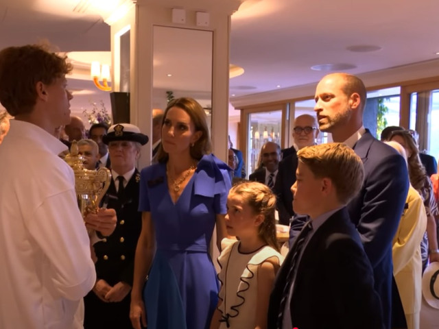 Prințesa Charlotte, față în față cu Jannik Sinner. Ce i-a cerut italianului și cum a reacționat imediat Kate Middleton