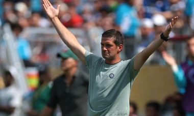 Charlotte, USA. 30th June, 2025. Cristian Chivu Head coach of FC Internazionale reacts during the Internazionale vs Fluminense FC FIFA Club World Cup match at Bank of America Stadium, Charlotte. Picture credit should read: Jonathan Moscrop/Sportimage Cred