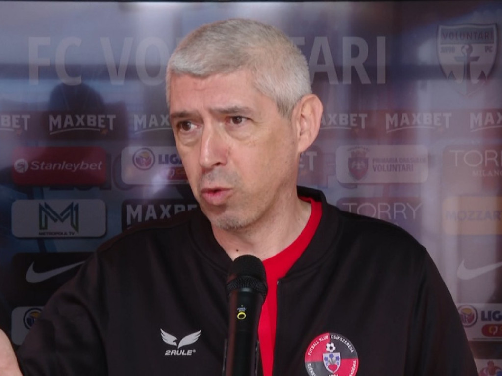 Cum a reacționat Zoltan Szondi, după prima victorie a lui Csikszereda în acest sezon: "Nici nu se compară"