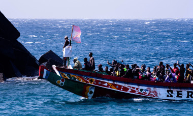 358 people arrived in the course of three hours on the Canary Island of El Hierro - 22 Aug 2024