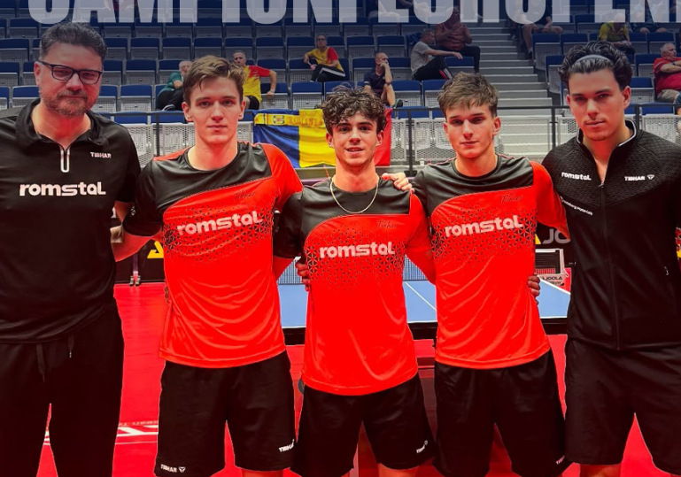 România, campioană europeană la tenis de masă, la U19