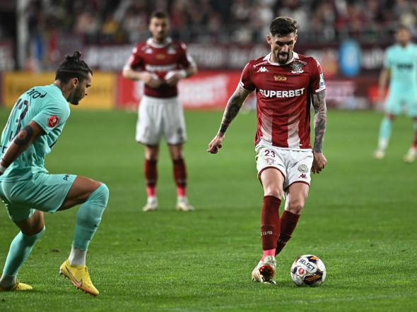 FOTBAL:RAPID BUCURESTI-CFR CLUJ, PLAY OFF SUPERLIGA SUPERBET (6.04.2024)