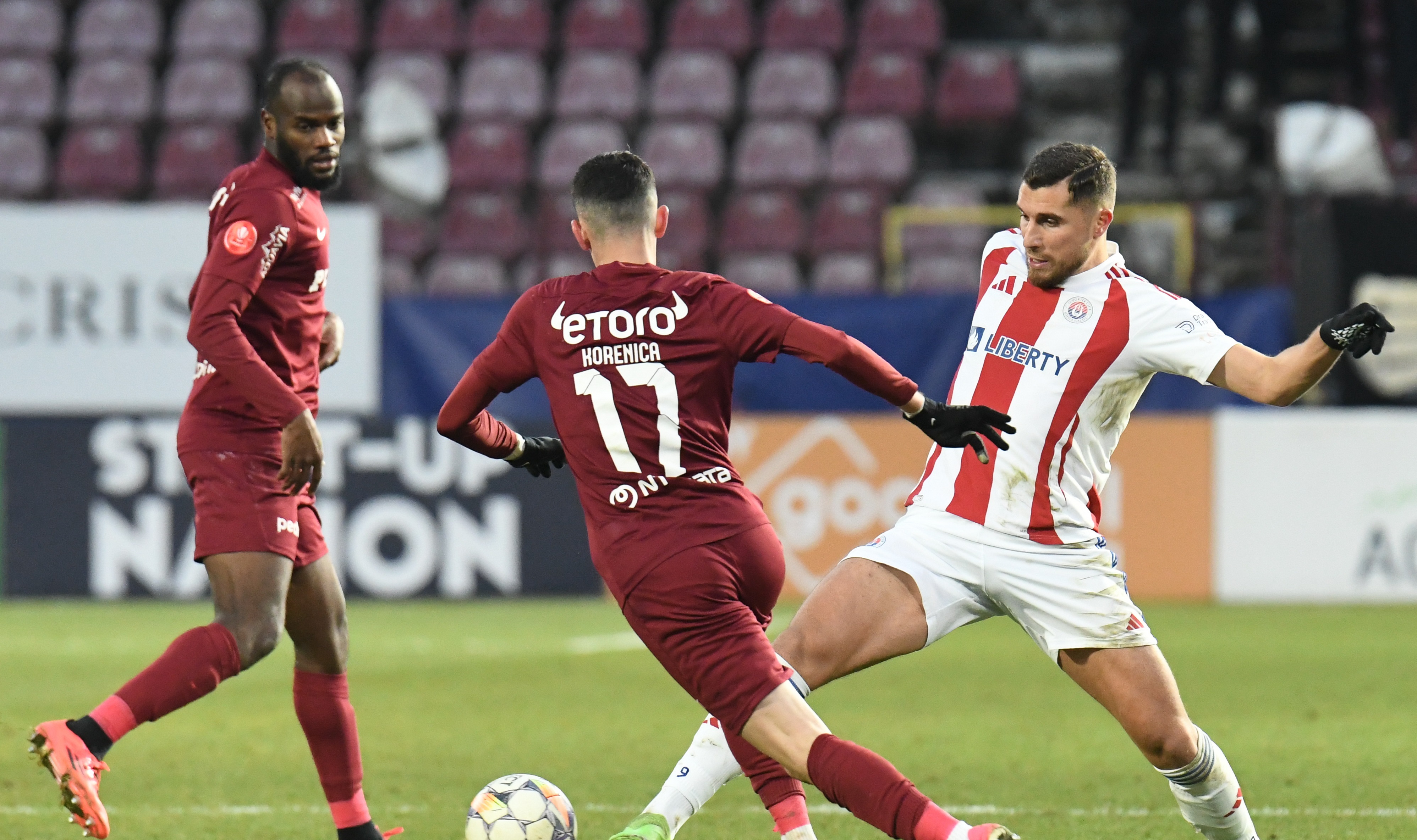 Oțelul Galați - CFR Cluj, LIVE VIDEO, 16:15, Digi Sport 1. Primul meci pentru ardeleni de la plecarea lui Dan Petrescu