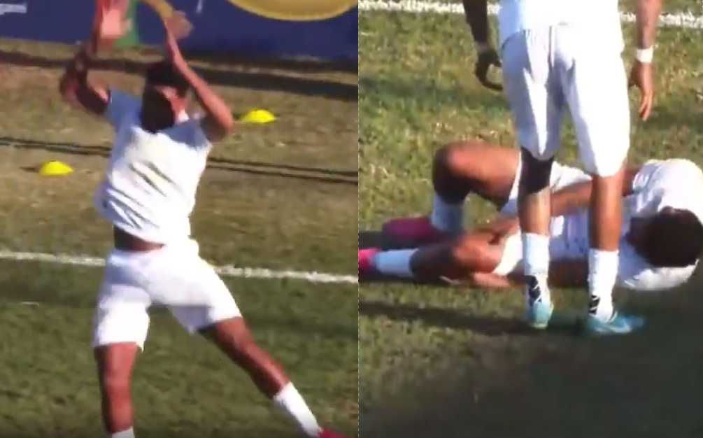 A vrut să se bucure ca Ronaldo și a ajuns direct la spital! Imaginile fac înconjurul lumii