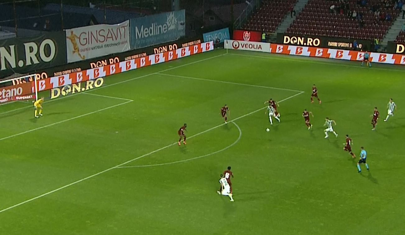 CFR Cluj - Paksi 0-0, ACUM, pe Digi Sport 1. Probleme pentru ardeleni! Doi jucători au ieșit accidentați