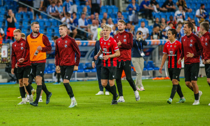Poznan, 11.08.2022 MECZ III RUNDA ELIMINACYJNA LIGA KONFERENCJI EUROPY SEZON 2022/23: Lech Poznan - Vikingur Reykjavik -