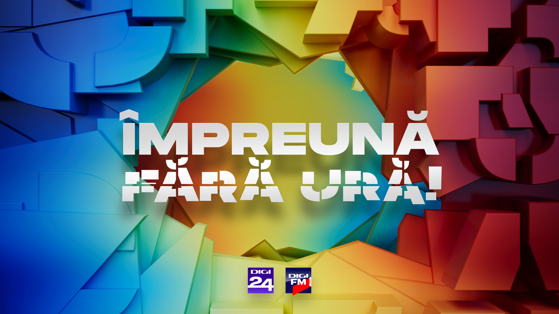 Digi24 lansează inițiativa “Împreună, fără ură”- un apel la toleranță, dialog și empatie