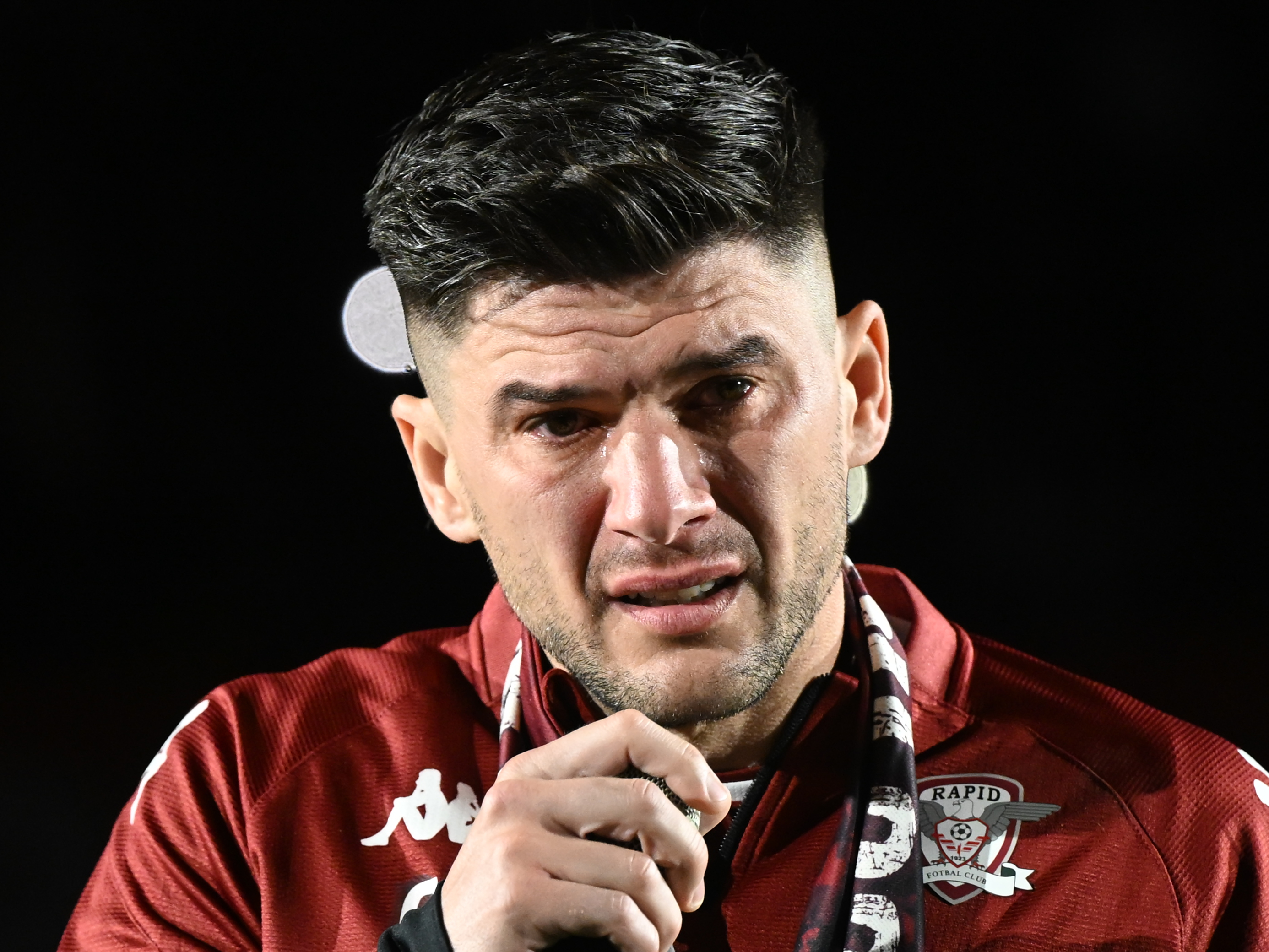 Fanii Rapidului nu l-au uitat pe Cristi Săpunaru! Ce au făcut înaintea meciului cu CFR Cluj