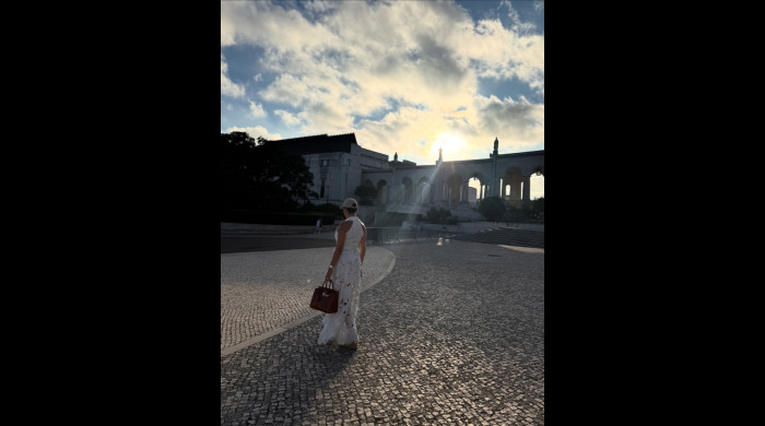 Fotografiile postate de Georgina Rodriguez din biserică / Foto: Instagram @georginagio
