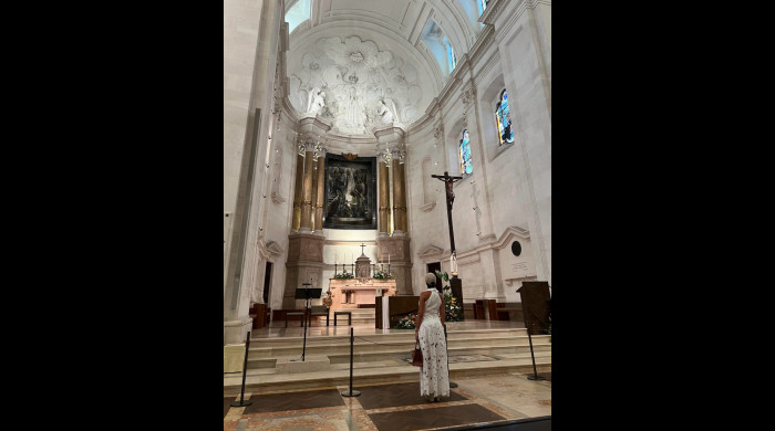 Fotografiile postate de Georgina Rodriguez din biserică / Foto: Instagram @georginagio
