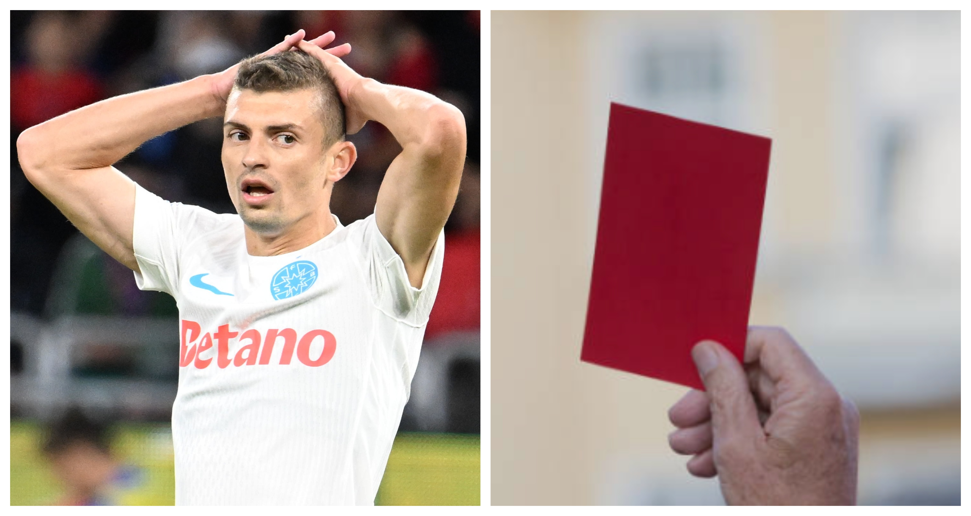 Verdict despre Florin Tănase, după ce fotbalistul a fost eliminat în Shkendija - FCSB: ”Se vede urât!”