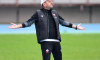 Jeton Beqiri headcoach of FC Shkendija during first Macedonian football league match between FC Rabotnicki and FC Shkend
