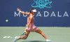 July 24, 2025: Emma Raducanu hits a shot during her match against Naomi Osaka during the 2025 Mubadala Citi DC Open tennis tournament being played at Rock Creek Park Tennis Center in Washington, D.C. Justin Cooper/CSM (Credit Image: Justin Cooper/Cal S