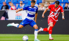 Zwolle - Koen Kostons of PEC Zwolle, Andrei Ratiu of Rayo Vallecano during a friendly match in preparation of the 2025/2026 season. The match is set between PEC Zwolle and Rayo Vallecano at Mac3Park Stadion on 26 July 2025 in Zwolle, The Netherlands. (VK