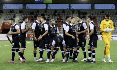 V.l.n.r. Renato Steffen, Uran Bislimi, Lukas Mai, Daniel Dos Santos, Antonios Papadopoulos, Ezgjan Alioski, Ayman El Waf
