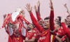 File photo dated 25/05/25 of Liverpool celebrating the 2024/2025 Premier League title. Liverpool will kick off their Premier League title defence with a home game against Bournemouth on Friday, August 15. Arne Slot's side have the chance to secure the fir