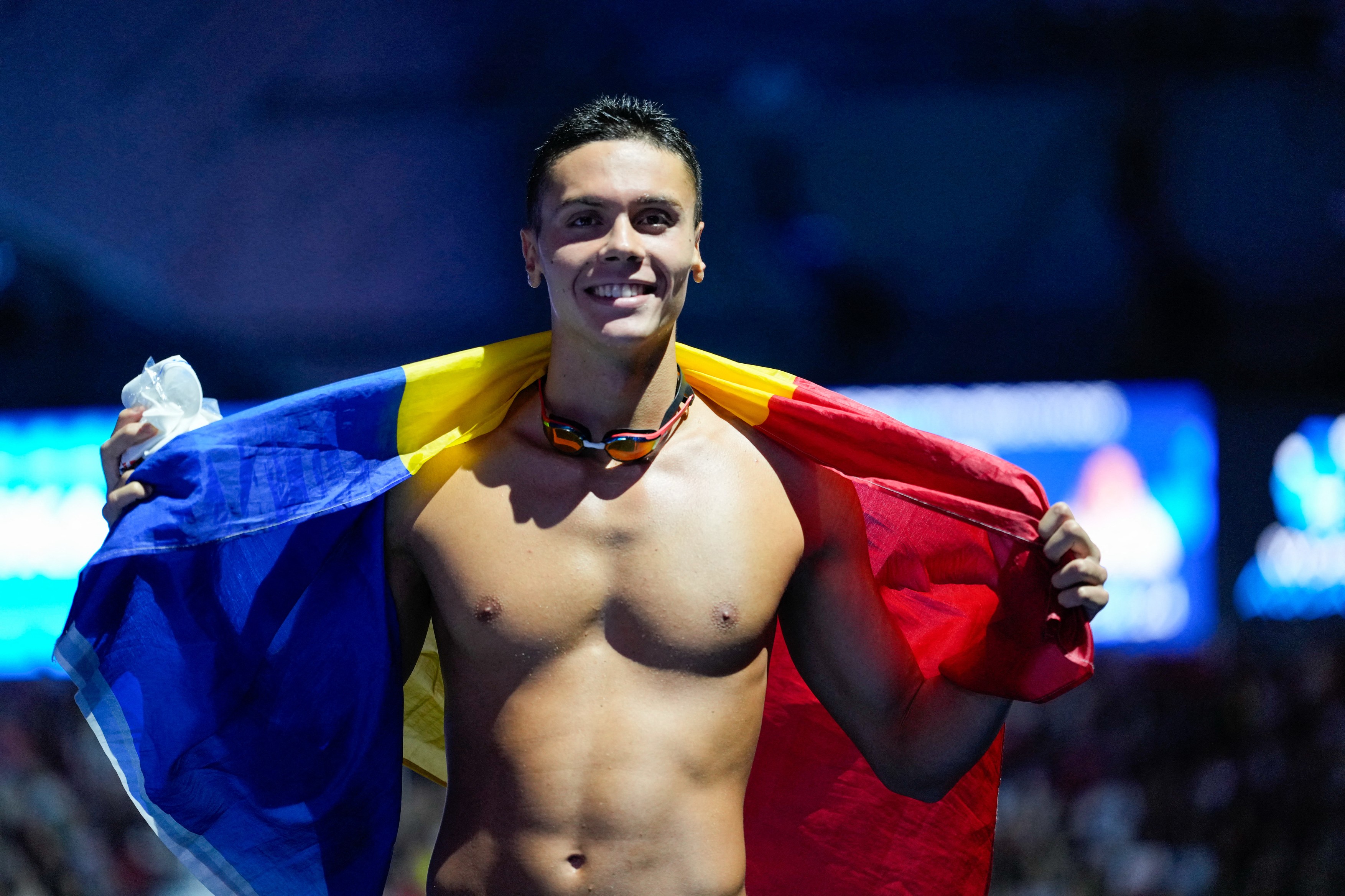David Popovici, mesaj viral după marea victorie de la Mondiale în cursa de 100m