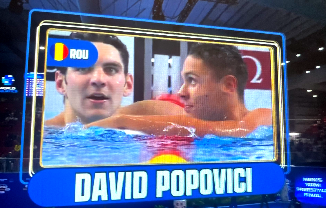 Americanii nu s-au ferit de cuvinte, după ce David Popovici era pe 4 la jumătatea probei și apoi a câștigat-o