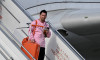 HONG KONG, CHINA - FEBRUARY 02: Inter Miami s Argentine forward Lionel Messi arrives at Hong Kong International Airport